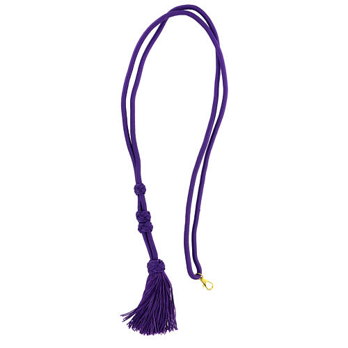 Purple cord for bishop's pectoral cross 4