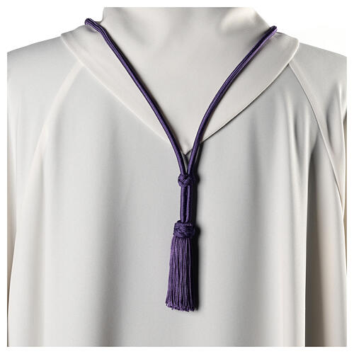 Purple cord for bishop's pectoral cross 5
