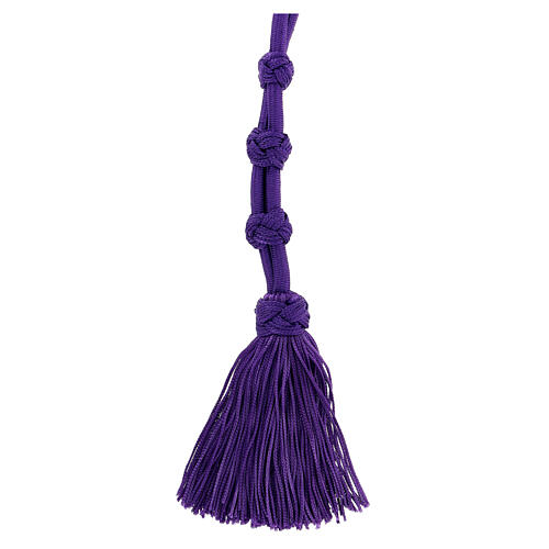 Purple Bishop's cord for pectoral cross 3