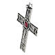 Pectoral cross of 925 silver, Passion of Christ, 5x3.5 in s4