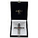 Pectoral cross of 925 silver, Passion of Christ, 5x3.5 in s7