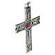 Krzyż pektoralny Męka Jezusa Chrystusa, srebro 925, 13x9 cm s3