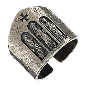 Pierścień biskupi Paweł VI, srebro 925, regulowany
