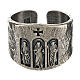 Bishop's ring adjustable Pope Paul VI in 925 silver s3