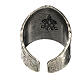 Bishop's ring adjustable Pope Paul VI in 925 silver s5