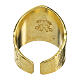 Bishop's ring of the Council, Paul VI, gold plated 925 silver s4