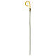 Pastorale con croce ottone argento s4