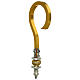 Golden brass pastoral staff s3