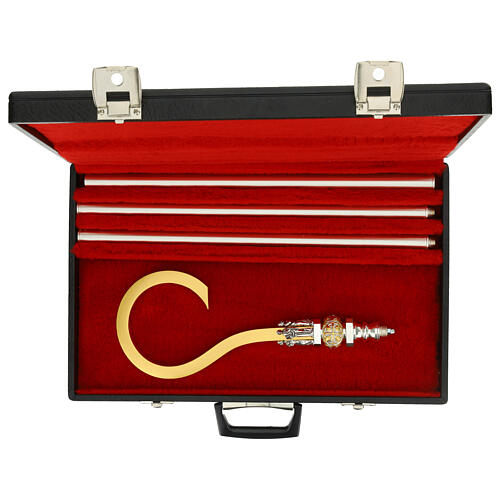 Golden Brass Pastoral Staff 10