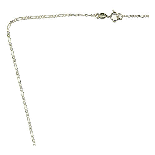 Chaîne type Figaro argent 925 80 cm 2
