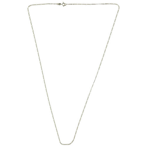 Chaîne type Figaro argent 925 80 cm 3