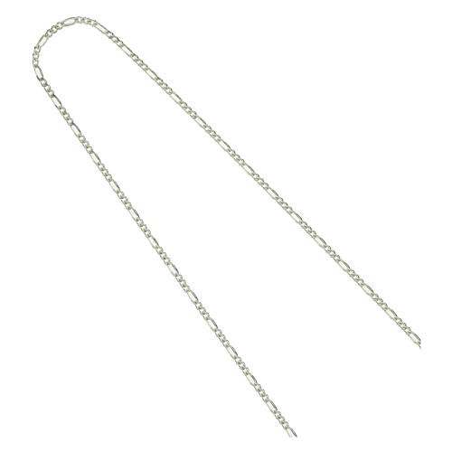 Chaîne type Figaro argent 925 80 cm 4