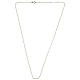 Chaîne type Figaro argent 925 80 cm s3