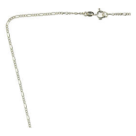 Catena argento 925 tipo Figaro 90 cm