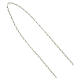Catena Figaro alternata argento 925 80 cm s4