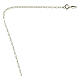 Alternate Figaro Chain in 925 Silver, 80 cm s2