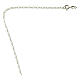 Catena 90 cm Figaro alternata argento 925 s2