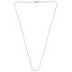 Catena 90 cm Figaro alternata argento 925 s3