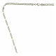 Catena vescovo argento 925 Figaro 90 cm s2
