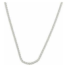 Catena vescovile maglia marina argento 925 85 cm
