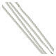 Catena vescovile 95 cm maglia marina argento 925 s5