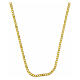 925 Silver Gilt Figaro Chain, 85 cm s1