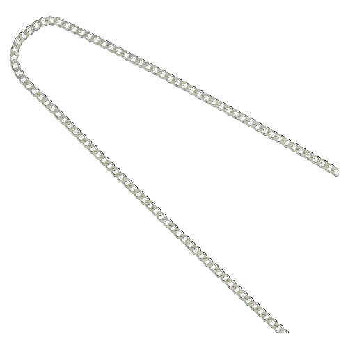 Catena grumetta argento 925 85 cm larghezza 4 mm 4