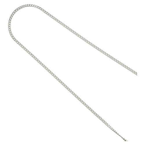 Catena grumetta 80 cm argento 925 larghezza 3 mm 4