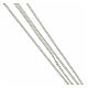 Catena grumetta 80 cm argento 925 larghezza 3 mm s5