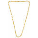 Gold-plated bishop's Figaro chain of 0.24 in, 925 silver, 33.5 in s2