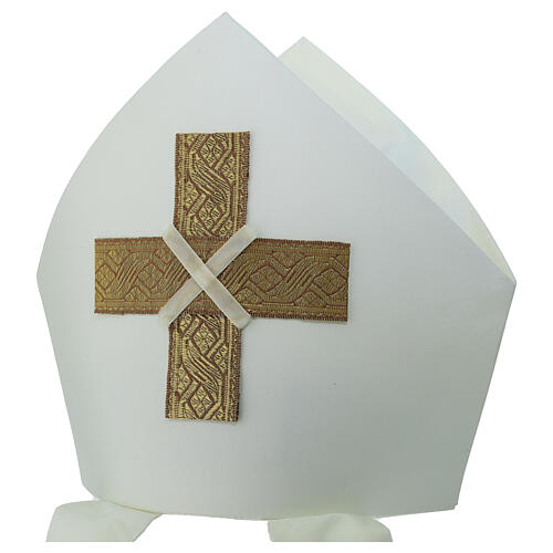 Mitre croix passementerie dorée Vebi Confezioni 2