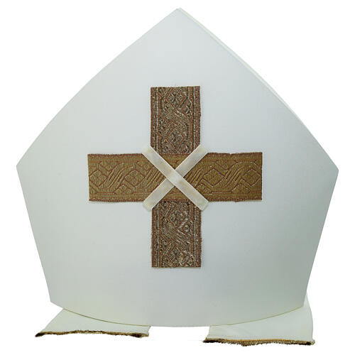 Mitre croix passementerie dorée Vebi Confezioni 3