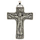 Cruz pectoral plata 925 Cristo Resucitado 8x10 cm s1