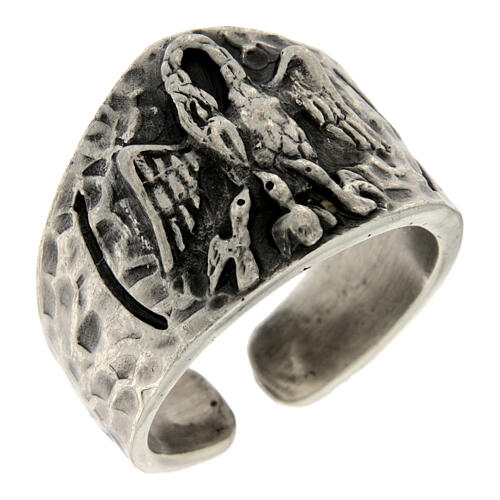 925 silver pelican ring 1