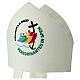 Ivory mitre with official Latin logo ofJubilee 2025, case included s2
