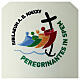 Ivory mitre with official Latin logo ofJubilee 2025, case included s3