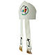 Ivory mitre with official Latin logo ofJubilee 2025, case included s5