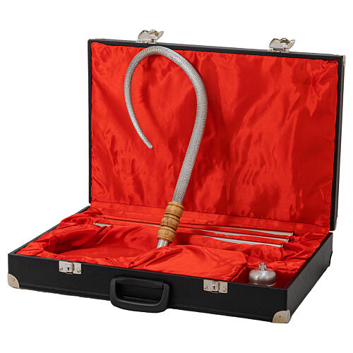 Hand-Hammered Trinity Pastoral Bishop Crozier with Three Olive Wood Knots 2