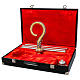 Baroque pastoral staff, lost wax casting, two-tone finish s2