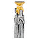 Báculo pastoral Sagrado Corazón palisandro varas metal acabado dos colores s4
