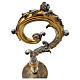 Baroque crosier, lost wax casting with two-tone finish, silver-plated rods s3