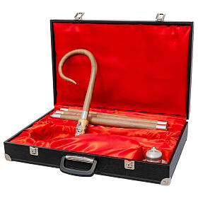 Pastoral Staff Rosewood Good Shepherd Two-Tone Wood Finish