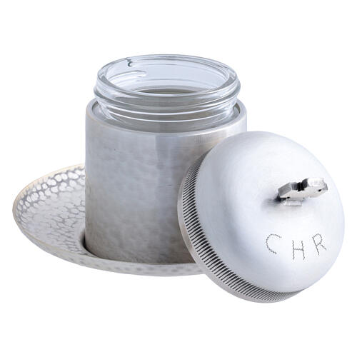 Báculo Fé Esperança Caridade martelado à mão fundição em cera perdida 9