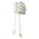 Ivory Catholic Mitre with Floral Embroidery s3