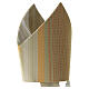 Mitra episcopal marfil hilos dorados Slabbinck viscosa s3