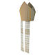 Mitra episcopal marfil hilos dorados Slabbinck viscosa s5