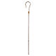 Pastorale con asta in ottone dorato s3