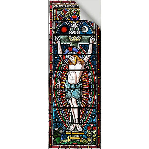 Adhesivo Crucifixión 10,5 x 30 cm 2