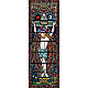 Vitrophanie Crucifixion 10.5x30 cm s1