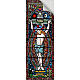 Vitrophanie Crucifixion 10.5x30 cm s2